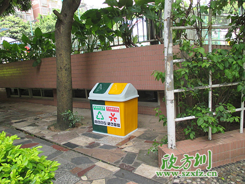 炎炎夏季,玻璃鋼垃圾桶為清遠市街道帶來點點綠意