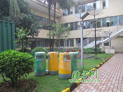 韶關物業分類玻璃鋼垃圾桶，提升社區好環境。