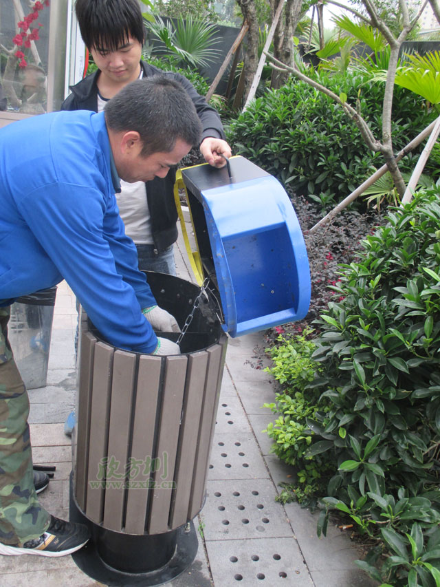 深圳房地產用什么垃圾桶？